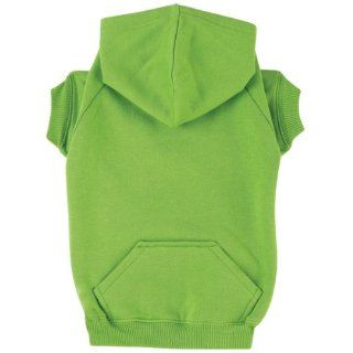 Zack & Zoey Polyester/Cotton Basic Dog Hoodie, X Large, 24 Inch, Parrot Green : Pet Hoodies : Pet Supplies