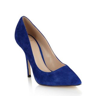 J by Jasper Conran Royal blue suede high heel pointed toe court shoes