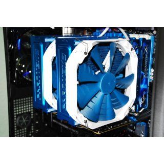 PHANTEKS PH TC14PE_BL 5 x?8mm Dual Heat Pipes Dual 140mm Premium Fans and Quiet CPU Cooler with Patented P.A.T.S Coating: Computers & Accessories