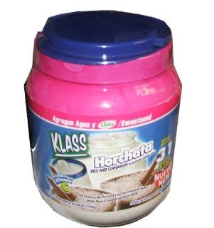 Klass Horchata Rice and Cinnamon Drink Flavored Drink Mix Makes 31 Quarts : Powdered Drink Mixes : Grocery & Gourmet Food