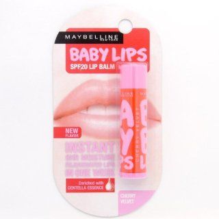 Maybelline New York Baby Lips Moisturizing Lip Balm, Sweet Cherry 4g (0.15 Ounce) : Lip Balms And Moisturizers : Beauty