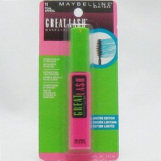 Maybelline Great Lash Mascara #11 Teal Appeal [Misc.] : Turquoise Mascara : Beauty