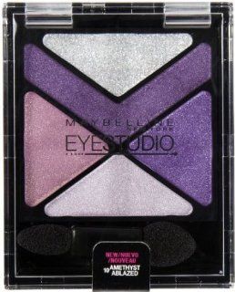 Maybelline New York Eye Studio Color Explosion Luminizing Eyeshadow, Amethyst Ablazed 10, 0.09 Ounce : Eye Shadows : Beauty