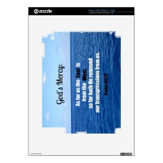 God's Mercy: Psalm 103:12 Skins For The iPad 2