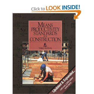 Means Productivity Standards for Construction 9780876293140 Books