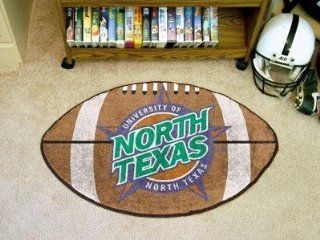 North Texas Mean Green 22"x35" Football Floor Mat (Rug) : Sports Fan Area Rugs : Sports & Outdoors