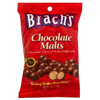 Brach's Malts, 7 Ounce Bags (Pack of 12) : Chocolate Candy : Grocery & Gourmet Food