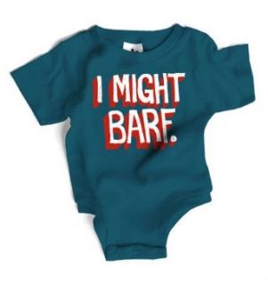 Wry Baby Snapsuit   I Might Barf   6 12m: Infant And Toddler Bodysuits: Clothing