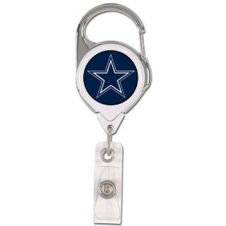 NFL Dallas Cowboys Premium Metal Badge Reel  Sports Fan Notepad Holders  Sports & Outdoors