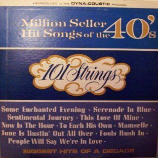 Million Seller Hit Songs of the 40's: Music