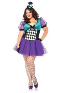 Miss Mad Hatter Plus Adult Costume: Clothing