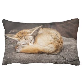 Cute Fennec Fox Throw Pillows