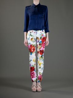 Dolce & Gabbana Floral Print Trouser