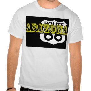Arizona Route 66 yellow Customize this! Tee Shirts