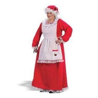 Plus Size Mrs. Claus Costume: Clothing