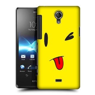 Head Case Designs Teasing Emoticon Kawaii Edition Hard Back Case For Sony Xperia T LT30P: Cell Phones & Accessories