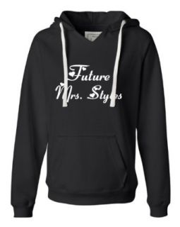 Womens Future Mrs. Styles Deluxe Soft Fashion Hooded Sweatshirt Hoodie: Clothing
