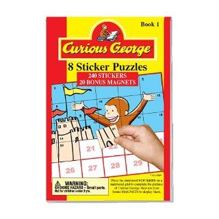 Curious George 8 Sticker Puzzle [Book 1]: Toys & Games