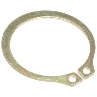 Standard External Retaining Ring, Tapered Section, Axial Assembly, 1060 1090 Carbon Steel, Cadmium Plated Finish, 5/16" Shaft Diameter, 0.042" Thick, Made in US (Pack of 10): Industrial & Scientific
