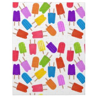 Cool assorted popsicles, sweet, colorful and fun! puzzle