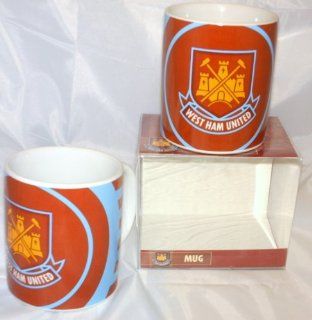 West Ham United Stripe Mug : Sports Fan Coffee Mugs : Sports & Outdoors