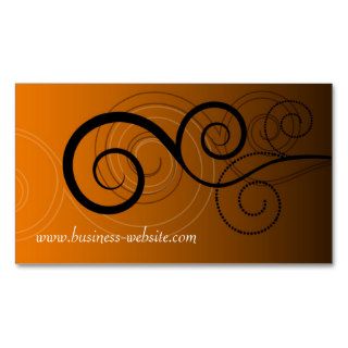 Trendy Floral Decor Business Card