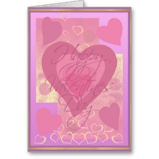Hearts Happy Valentines Day Card