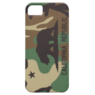 Camouflage Pattern California Republic Flag iPhone 5 Case