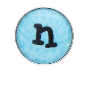 Ganz Everyday ER27488 .5" Letter N Snap On Pendant Charm : Other Products : Everything Else