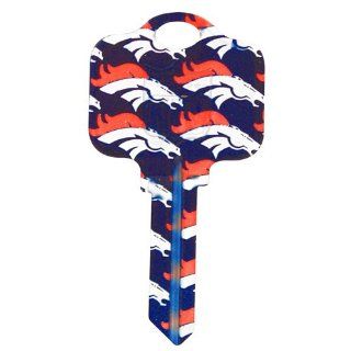 NFL Broncos Kwikset Logo Keys : Sports Related Merchandise : Sports & Outdoors