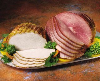 Half Ham and Petite Turkey Breast Combo : Packaged Spiced Hams : Grocery & Gourmet Food