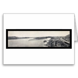 Pacific Panama Canal Photo 1914 Greeting Cards