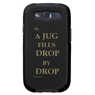 Buddha drop by drop Samsung Galaxy S3 case white