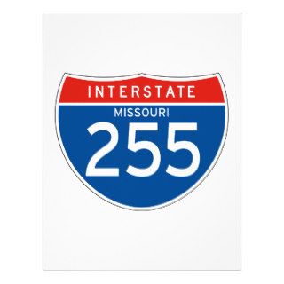 Interstate Sign 255   Missouri Personalized Letterhead