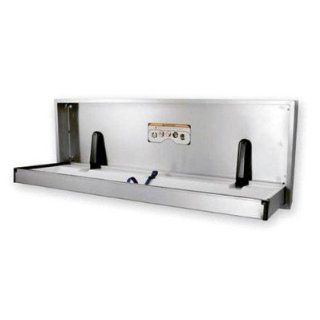 Brocar Horizontal Stainless Steel Special Needs Wall Mount Changing Station : Changing Tables : Baby