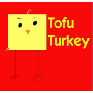 Tofu Turkey Key Chain Red Photo Cut Outs