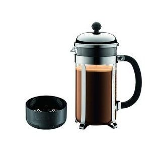 Bodum Chambord 8 Cup (4 US cups) Coffee Press with Bonus Coffee Catcher: Kitchen & Dining