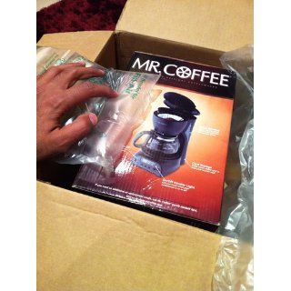 Mr. Coffee DRX5 4 Cup Programmable Coffeemaker, Black: Kitchen & Dining