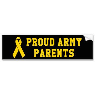 Proud Army Parents Bumper Stickers
