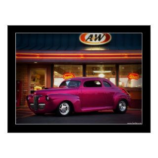 1941 Ford Custom Street Rod Drive In Poster