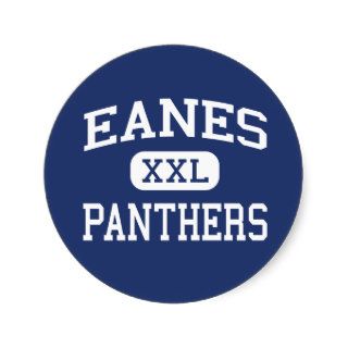 Eanes Panthers Middle School Mobile Alabama Round Sticker