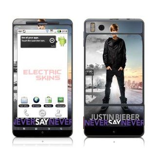Motorola Droid X Justin Bieber Never Say Never Movie #3 skins skin kit vinyl decals for your Motorola Droid X Phone  Other Products  