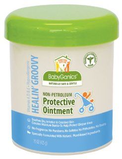 BabyGanics Healin Groovy Non Petroleum Protective  Ointment, Tub, 15 Ounce: Health & Personal Care