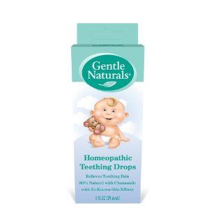 GENTLE NATURALS Baby Homeopathic Teething Drops: Health & Personal Care
