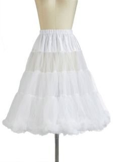 Va Va Voluminous Petticoat in White  Mod Retro Vintage Underwear