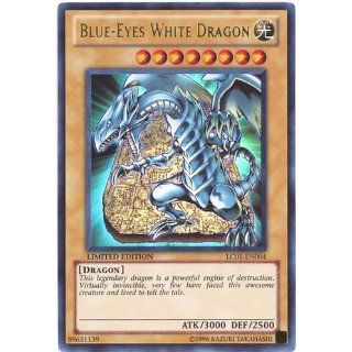 Yu Gi Oh!   Blue Eyes White Dragon (LC01 EN004)   Legendary Collection   Limited Edition   Ultra Rare: Toys & Games