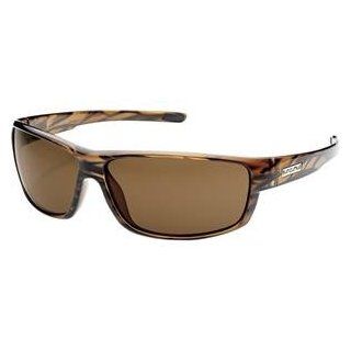 Suncloud Voucher Sunglasses   Brown Stripe/Brown: Automotive