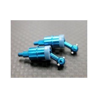 GPM Racing #XME039R/CB Aluminum Rear Universal Swing Shaft (CVD) Blue for XMods Evolution Touring, Street: Toys & Games