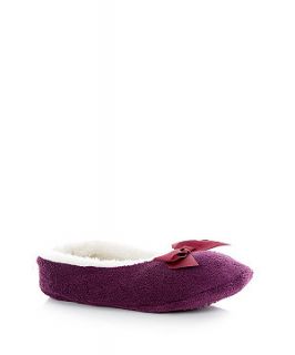 Purple Lined Ballet Slippers