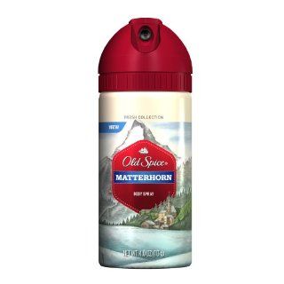 Old Spice Fresh Collection Matterhorn Scent Men's Body Spray 4 Oz (Pack of 3): Health & Personal Care